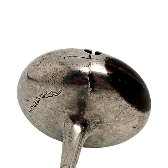 Antique George Shiebler Sterling Silver Jingle Bell Baby Rattle #11095 - Picture 9 of 12